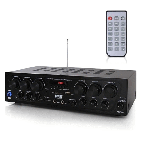 Pyle Wireless Bluetooth Home Audio Amplifier System