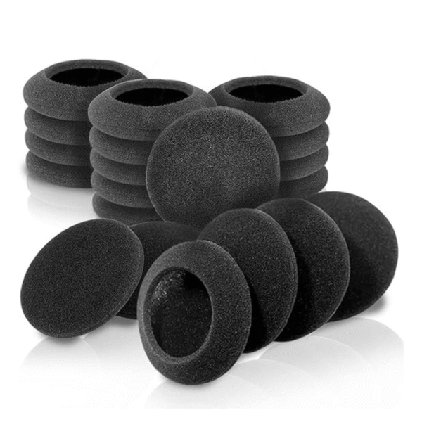10 Pairs 60mm/2.4" Replacement Foam Ear Pud Earpads
