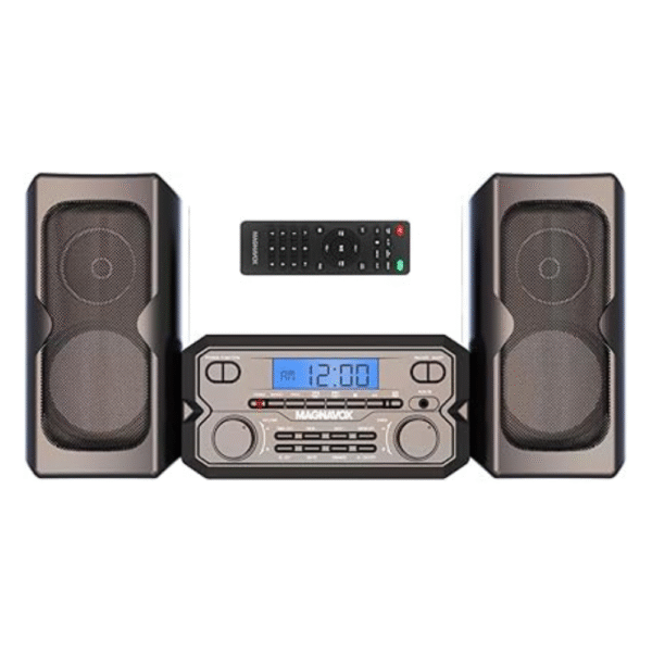 Magnavox MM435M-BK 3-Piece Compact CD Shelf System