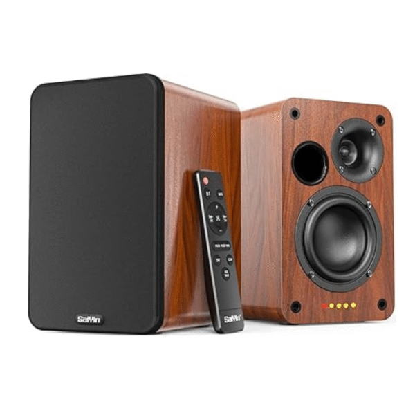 Saiyin Bluetooth Bookshelf Speakers