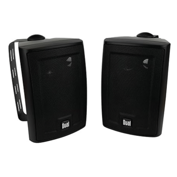 Dual Electronics 4" 3-Way High Performance Outdoor Indoor Speakers