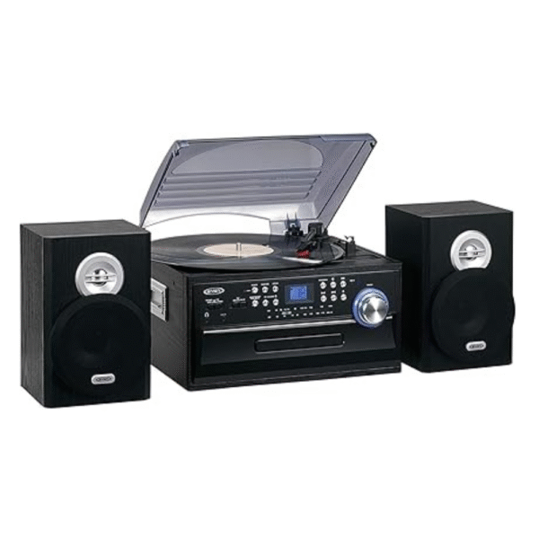 JENSEN JTA-475B 3-Speed Stereo Turntable