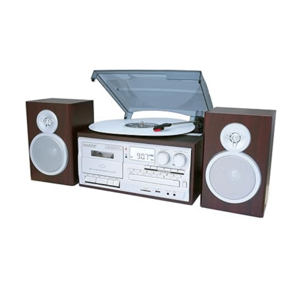 Boytone BT-28SPS Bluetooth Classic Style Record Player Turntable