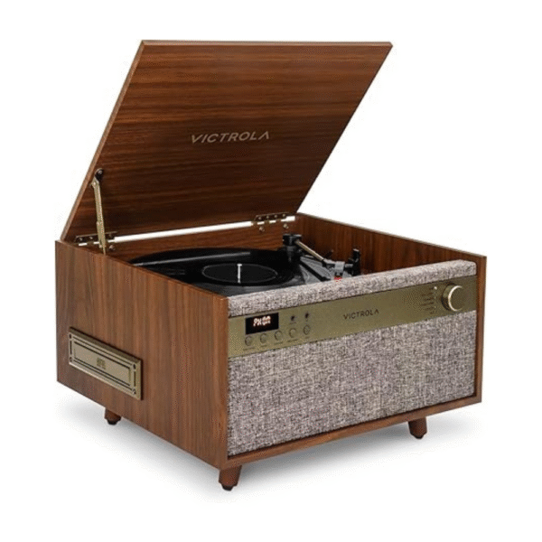 Victrola Century 6-in-1 Vinyl Record Player & Music Center