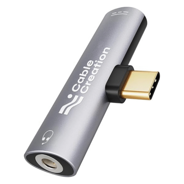 CableCreation USB C to 3.5mm Headphone and Charger Adapter