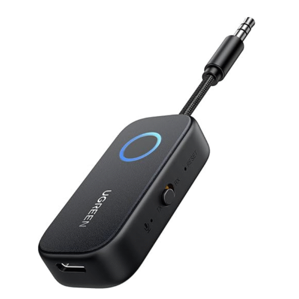 UGREEN Airplane Bluetooth 5.2 Transmitter Adapter for Airpods or Headphones Dual Pairs
