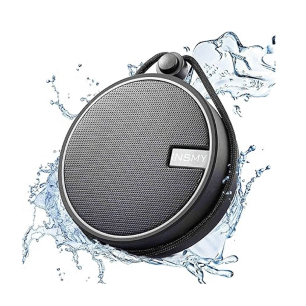 INSMY C12 IPX7 Waterproof Shower Bluetooth Speaker