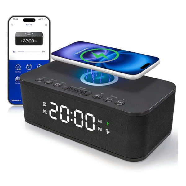 Dual Alarm Clock Radio Bedroom
